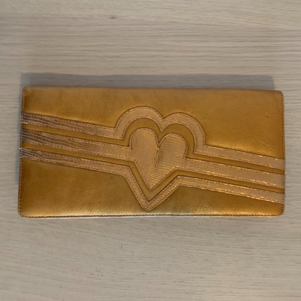 Marc Jacobs Clutch Metallic Orange